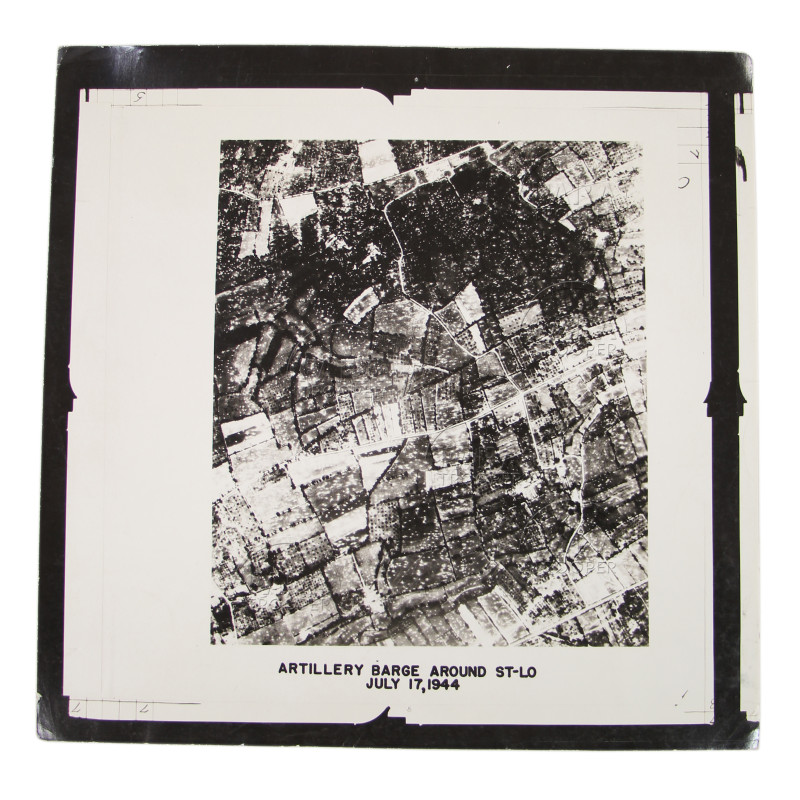 Photo, Aerial, Saint-Lô, July 17, 1944