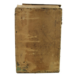 Carton de ration V1s, cigarettes Chesterfield, mars 1944, vide