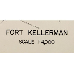 Carte du Fort Kellerman, US Army, Metz
