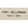 Map, Fort Kellerman, US Army, Metz