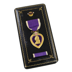 Medal, Purple Heart, in Case, A.E. Co., Utica, NY, 1943