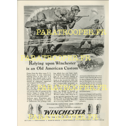 Publicité WINCHESTER, US Paratrooper, June 1943