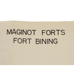Carte du Fort Bining, US Army, Ligne Maginot