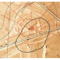 Carte du Fort Bining, US Army, Ligne Maginot