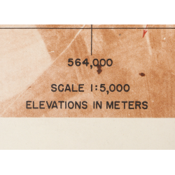 Carte du Fort Bining, US Army, Ligne Maginot