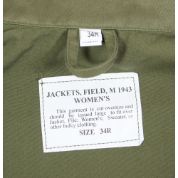 Jacket, Field, Combat, M-1943, WAC & Nurse