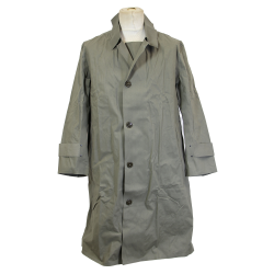 Raincoat, Synthetic rubber coated, US Army