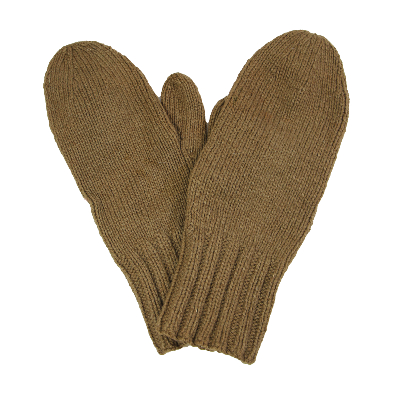 Mittens, Insert, Wool, OD, ARC, American Red Cross