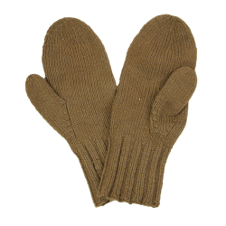 Mittens, Insert, Wool, OD, ARC, American Red Cross