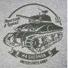 Children's T-shirt, mottled grey, M4 Sherman