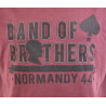 T-shirt, Band of Brothers, Normandy 44, amarante