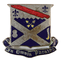 Crest, 18th Inf. Rgt., 1st Infantry Division, à vis