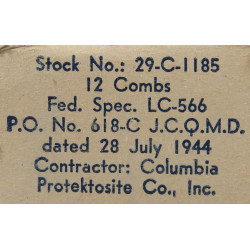 Peigne U.S. ARMY, 1944