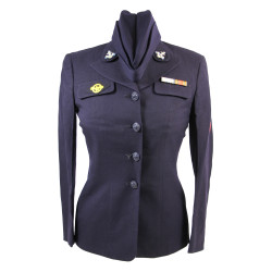 Veste et calot, US Navy, WAVES, Sp(S)2c Wilma Tyvoll