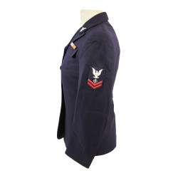 Jacket & Side, Dress, Blue, US Navy, WAVES, Sp(S)2c Wilma Tyvoll