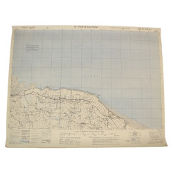 Map, Pointe du Hoc & Omaha Beach, Ranger, D-Day