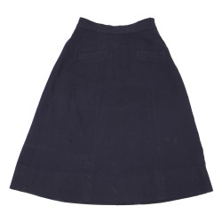 Skirt, Blue, US Navy, WAVES, Waist Size 20, Sp(S)2c Wilma Tyvoll