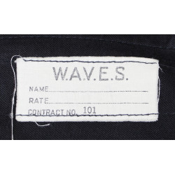 Jupe de service, US Navy, WAVES, taille 30, Sp(S)2c Wilma Tyvoll