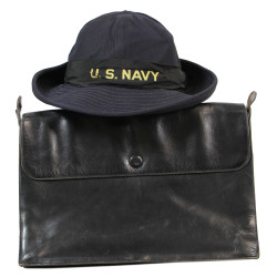 Handbag and Hat, US Navy, WAVES, Sp(S)2c Wilma Tyvoll