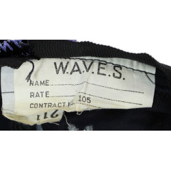 Handbag and Hat, US Navy, WAVES, Sp(S)2c Wilma Tyvoll