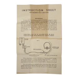 Headset, HS-38, US Army Signal Corps, 1943, in Box