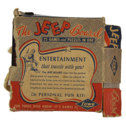Box, Games and Puzzles, The Jeep Board, 1944