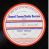 Record, The Armed Forces Radio Service, Sunday Serenade & Dick Haymese