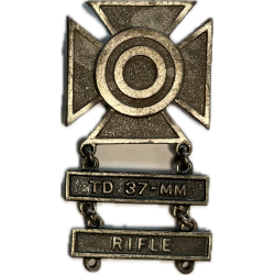 Badge, Sharpshooter, TD 37mm & Rifle