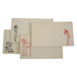 Stationary Kit, Servicemen, US Army, papier à lettre & enveloppes