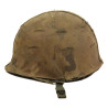 Casque M1, Viêt-Nam, avec couvre-casque Mitchell, 1965-1969