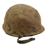 Casque M1, Viêt-Nam, avec couvre-casque Mitchell, 1965-1969