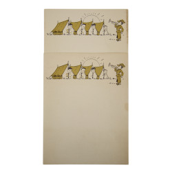 All America - Victory Stationery, Sheets & Enveloppes