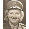 Casquette, USMC Women's Reserve, Forest Green, et effets personnels, Sgt. Myrtle Leube
