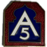 Crest, DUI, Fifth Army, Pin Back