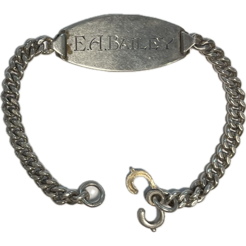 Bracelet, Chain, US Army, Edward Bailey