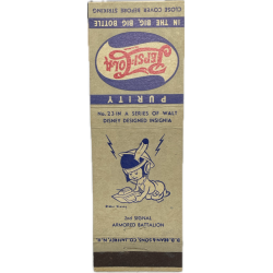 Matchbook, PEPSI-COLA, 2nd Signal Armored Battalion