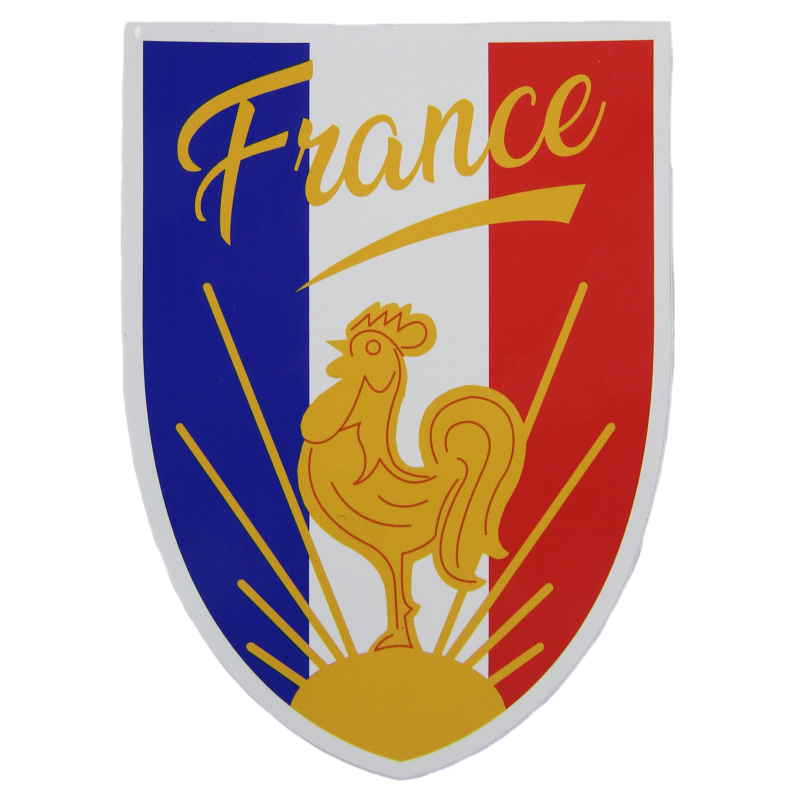 Autocollant Coq, France