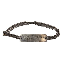 Bracelet, Chain, US Navy, Lt. (J.G.) William Romanowski, USS Repose