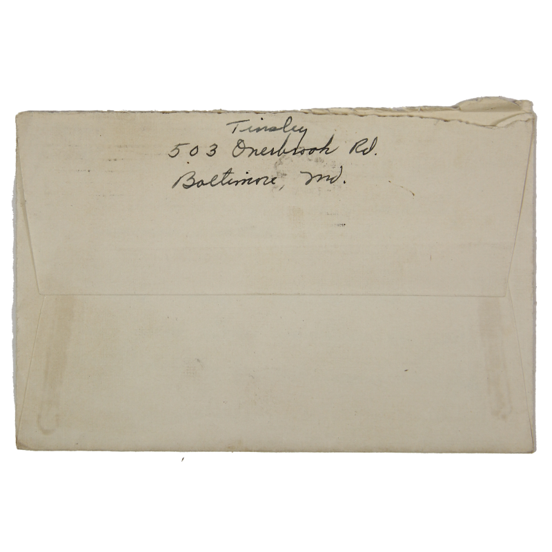 Letter, Pvt. Ray Geddes, Camp Toccoa, 501st PIR, 1943