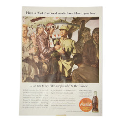 Advertisement, Coca-Cola, USAAF, CBI, 1943