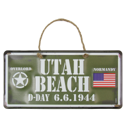 Plate, Hanging, Utah-Beach