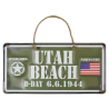 Plaque de véhicule, Utah-Beach, à suspendre