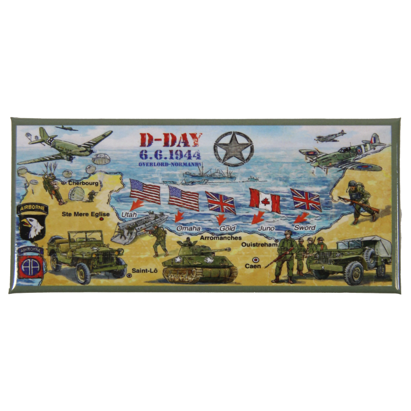 Magnet D-DAY 6.6.1944 Overlord Normandy