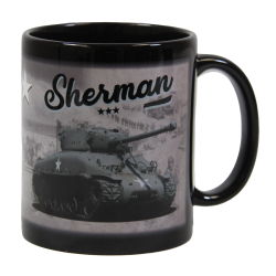 Mug Overlord Normandy, Sherman, Black
