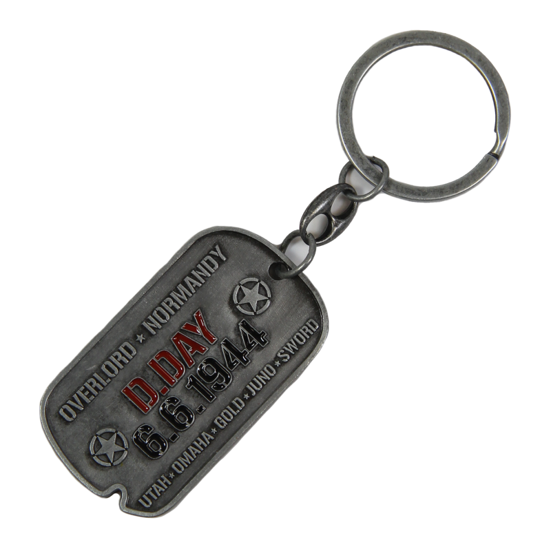 Key Ring, Dog Tag, D-Day
