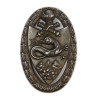 Casque français, Mle 1919, artillerie spéciale, avec poignard d’abordage, insignes et portrait