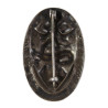 Casque français, Mle 1919, artillerie spéciale, avec poignard d’abordage, insignes et portrait