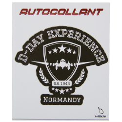 Autocollant D-Day Experience, kaki