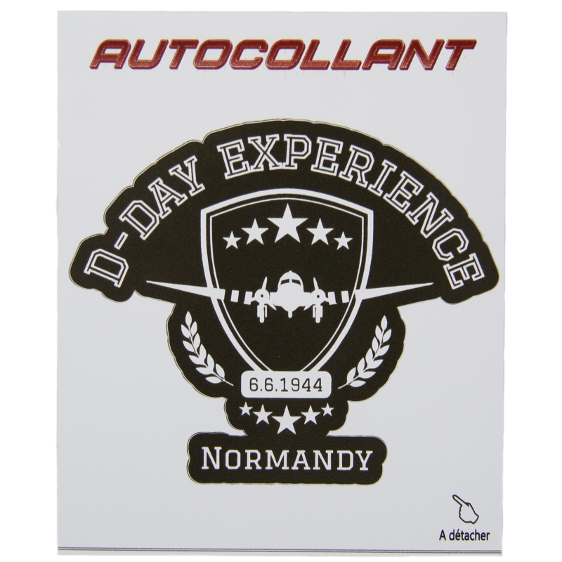 Autocollant D-Day Experience, kaki