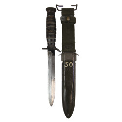 Knife, Trench, USM3, IMPERIAL on Blade, with USM8 Scabbard